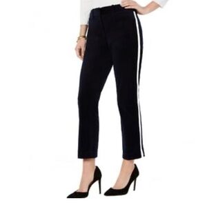 Tommy Hilfiger Womens Varsity Stripe Casual Trouser Pants